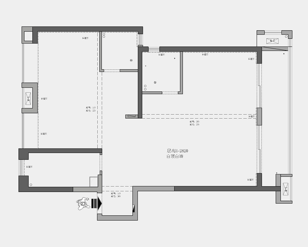 融創望江府115平意式輕奢風格裝修效果圖