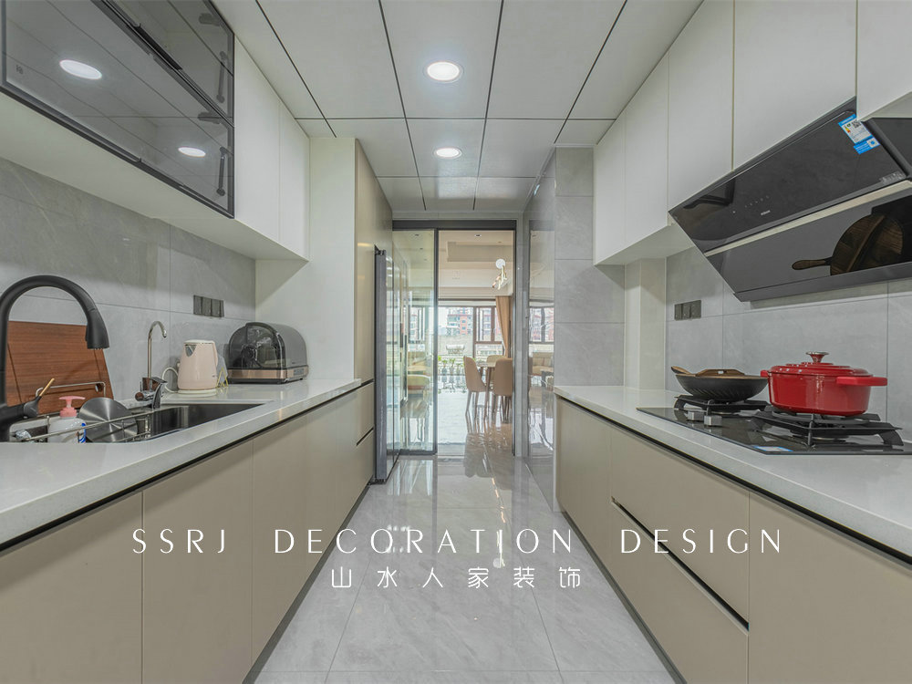 金龍花園135平現代風格裝修效果圖