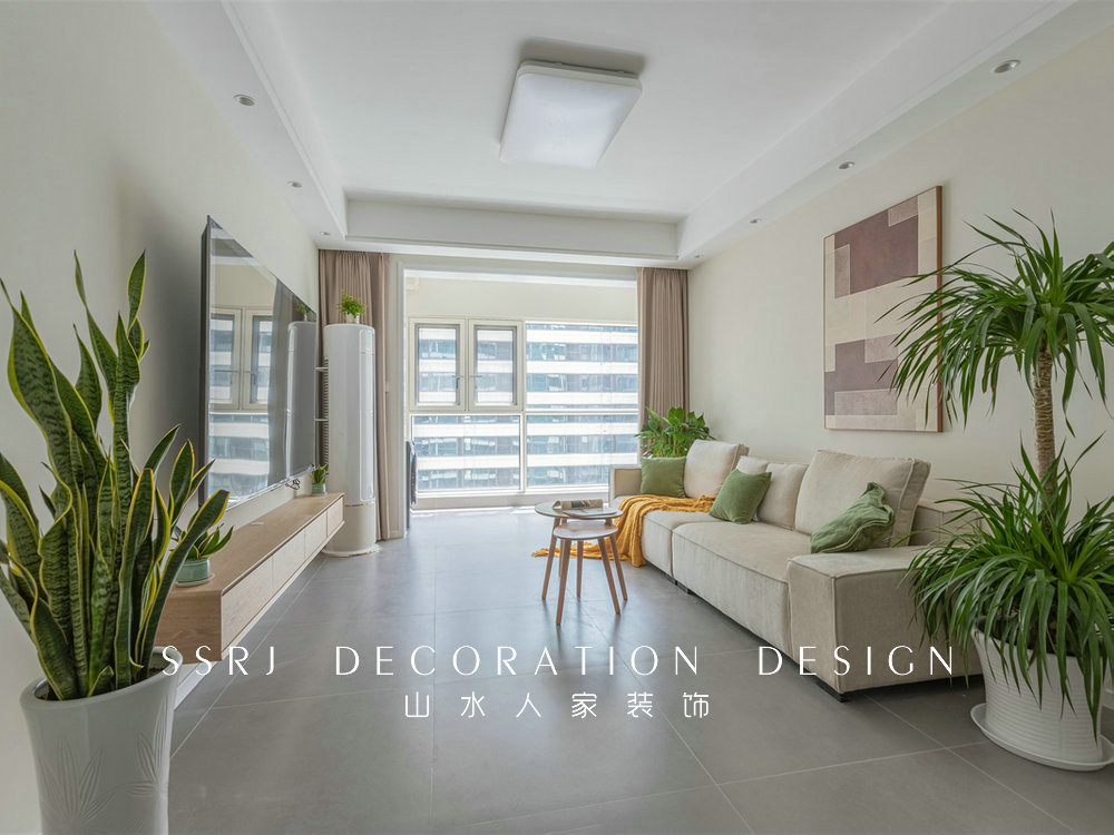 融創望江府115平現代奶油風格裝修效果圖