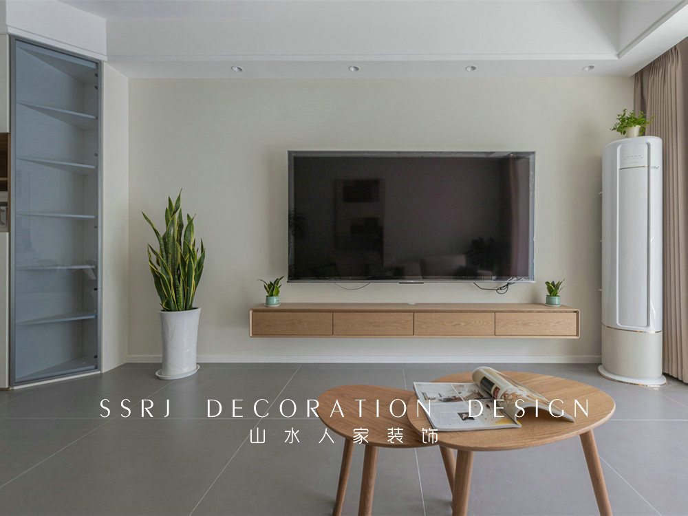 融創望江府115平現代奶油風格裝修效果圖