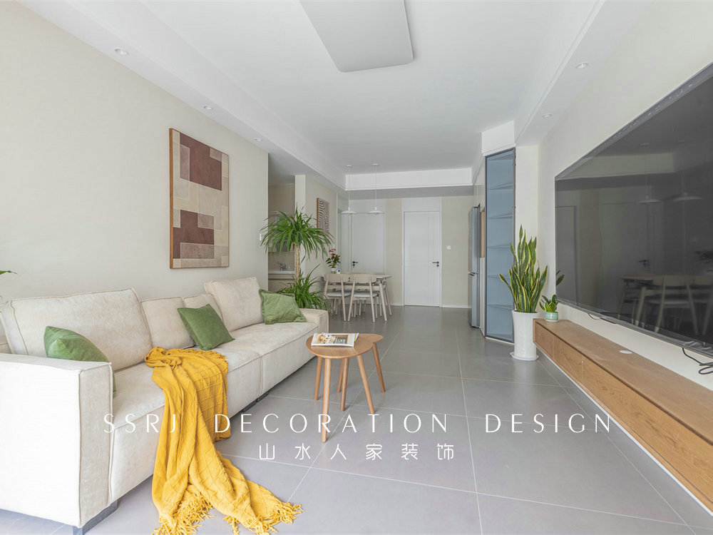 融創望江府115平現代奶油風格裝修效果圖