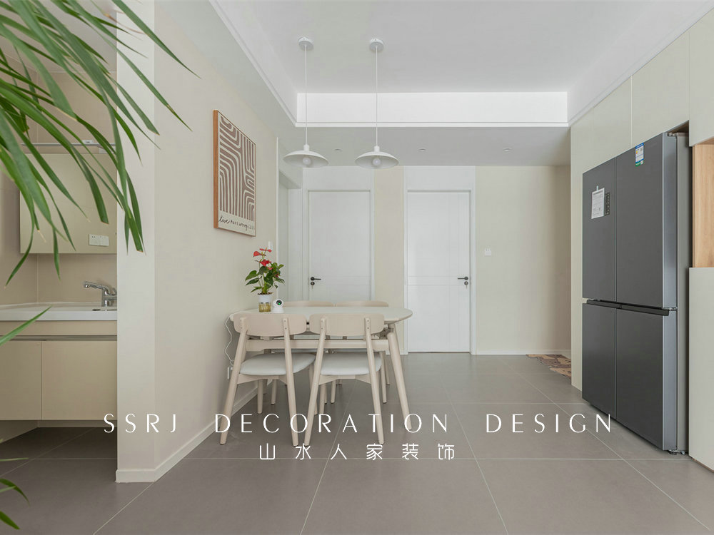 融創望江府115平現代奶油風格裝修效果圖