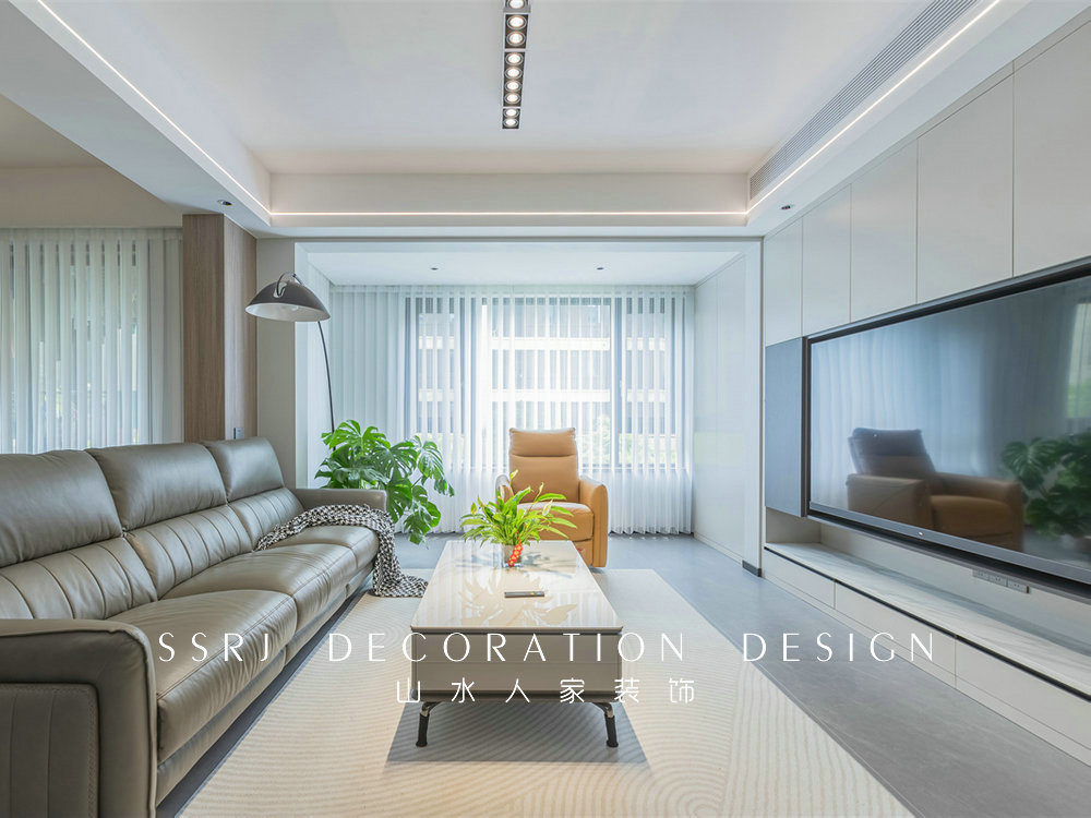 龍湖云峰原著150平現代風格裝修效果圖