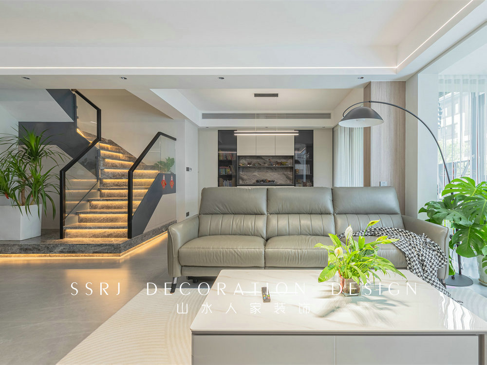 龍湖云峰原著150平現代風格裝修效果圖