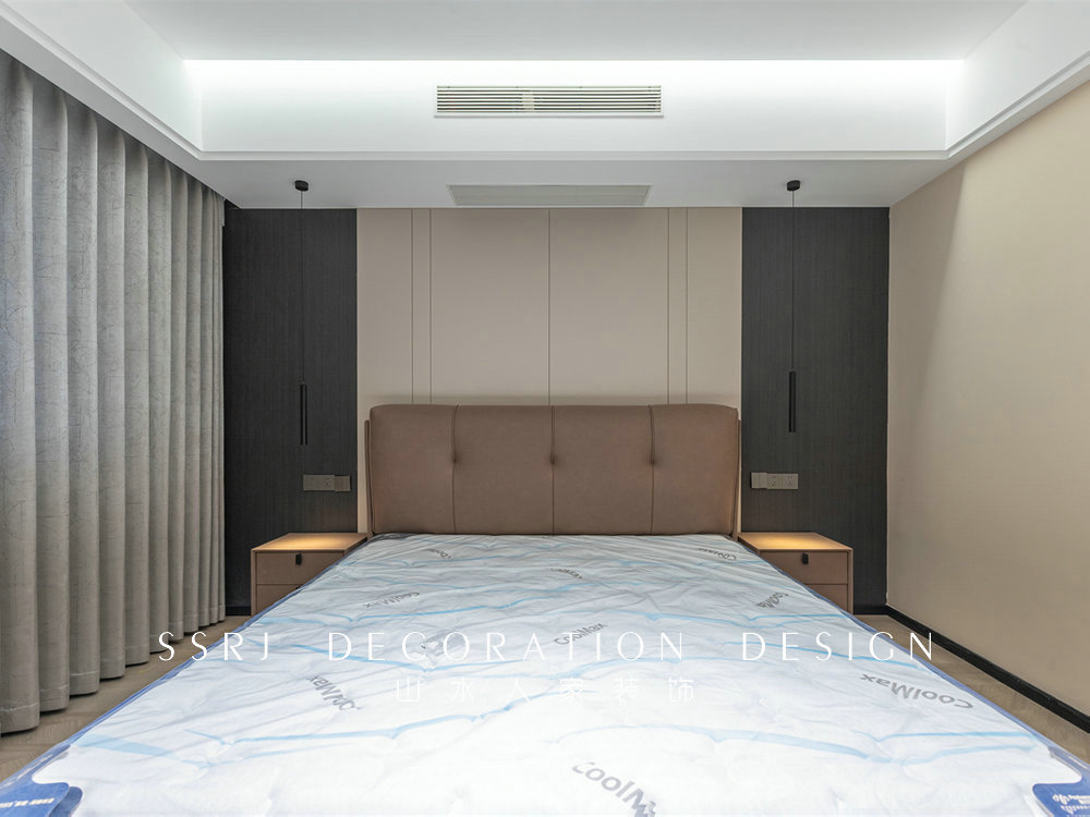 鵬程天地匯160平現代輕奢風格裝修效果圖