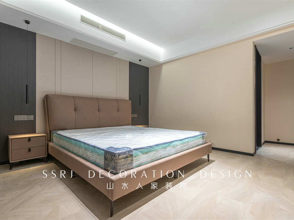 鵬程天地匯160平現代輕奢風格裝修效果圖