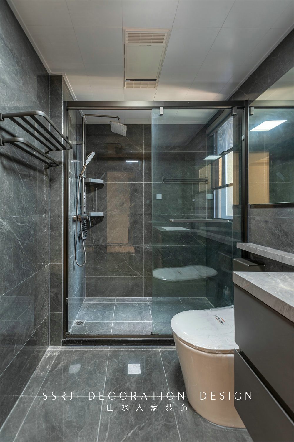 鵬程天地匯160平現代輕奢風格裝修效果圖