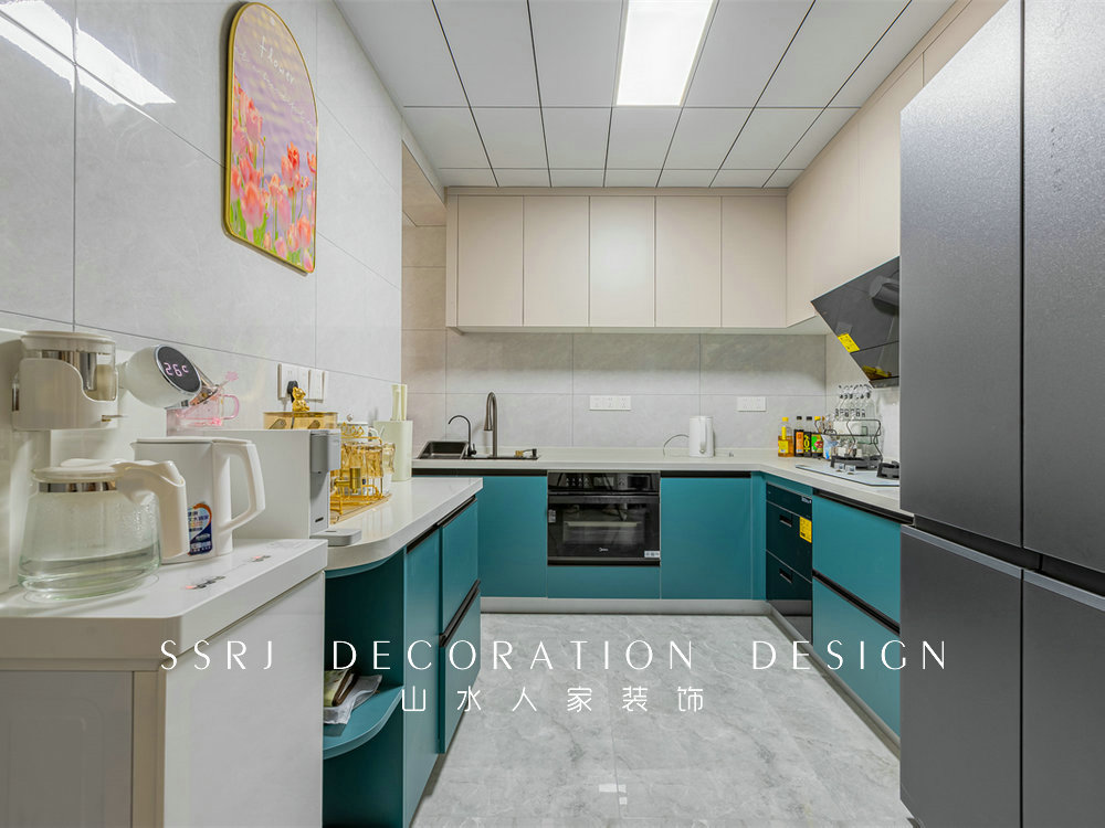 萬豪世紀天街143平現代法式風格裝修效果圖