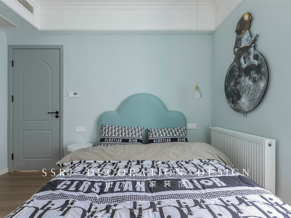 萬豪世紀天街143平現代法式風格裝修效果圖