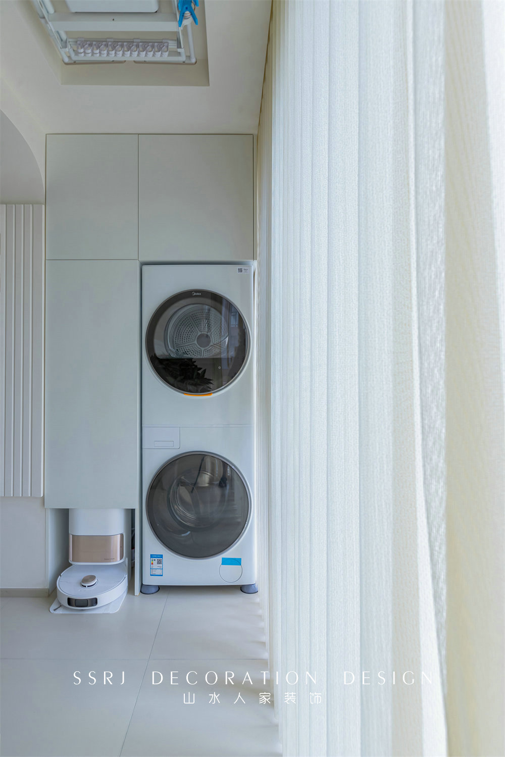 中建鉑公館106平簡約奶油風格裝修效果圖