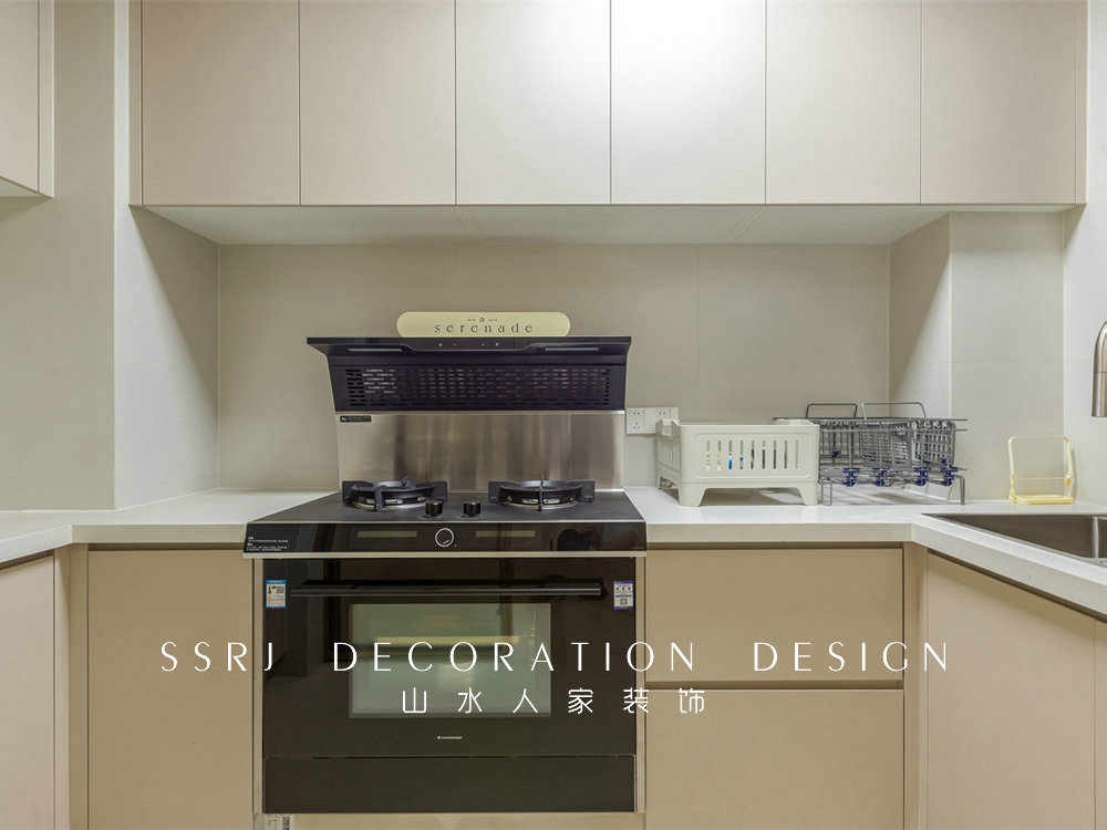 中建鉑公館106平簡約奶油風格裝修效果圖