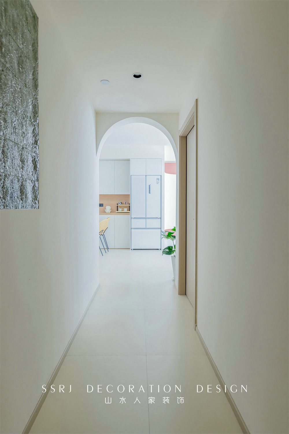 中建鉑公館106平簡約奶油風格裝修效果圖