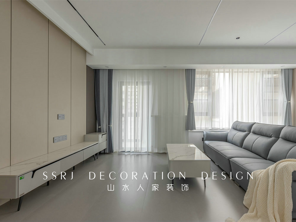 金橋璟園129平現代風格裝修效果圖