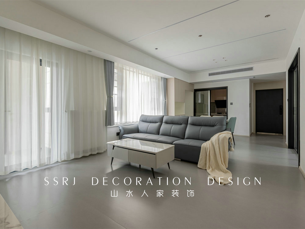 金橋璟園129平現代風格裝修效果圖