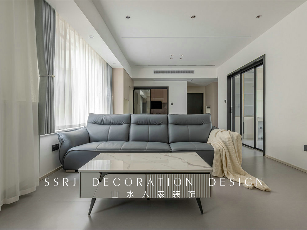 金橋璟園129平現代風格裝修效果圖