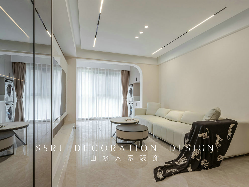 盤龍城梅苑114平現代風格裝修效果圖