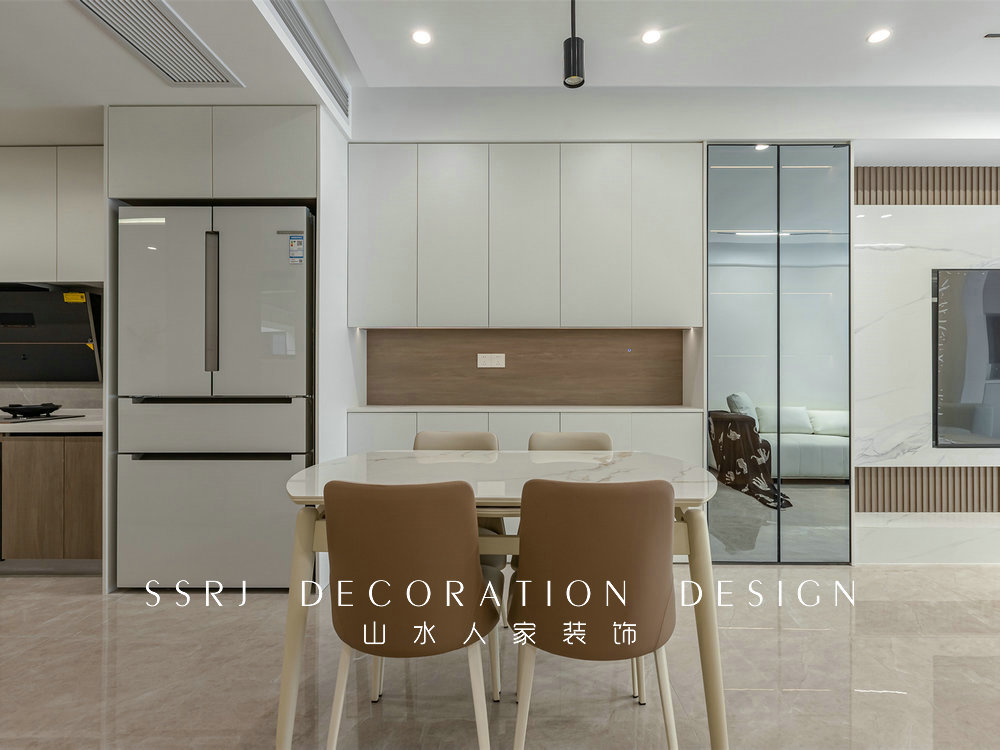 盤龍城梅苑114平現代風格裝修效果圖