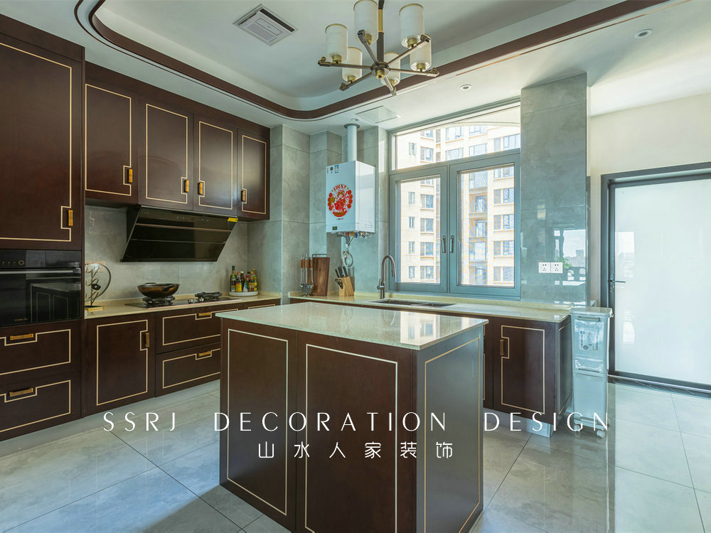 紐賓凱錦城280平新中式風格裝修效果圖