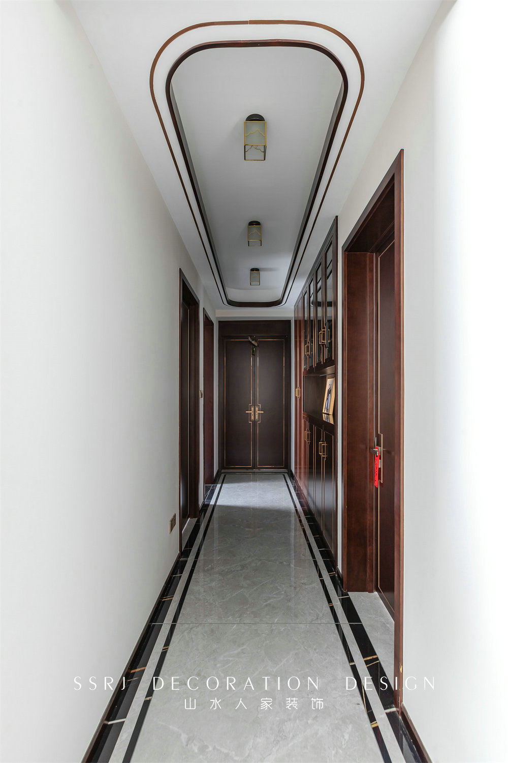 紐賓凱錦城280平新中式風格裝修效果圖