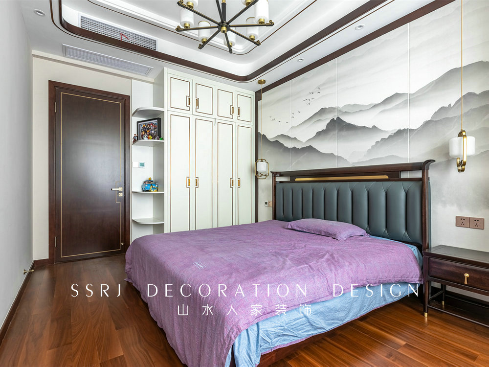 紐賓凱錦城280平新中式風格裝修效果圖