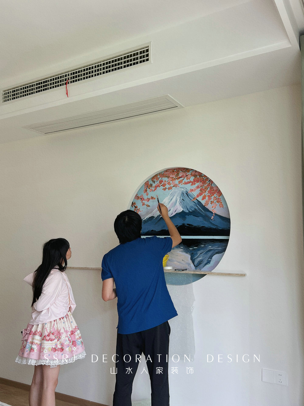 歐洲花園95平原木風格裝修效果圖