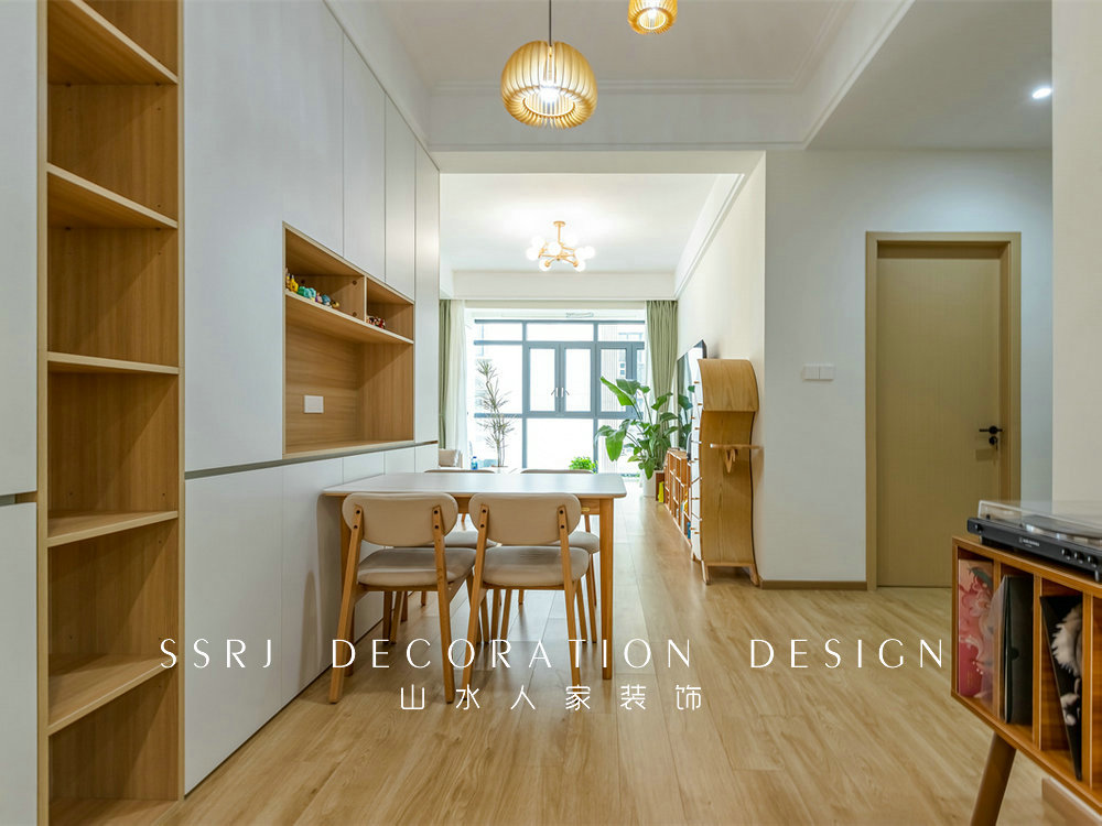 歐洲花園95平原木風格裝修效果圖