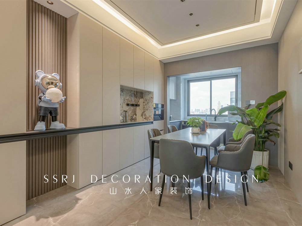 月亮灣壹號177平現代風格裝修效果圖