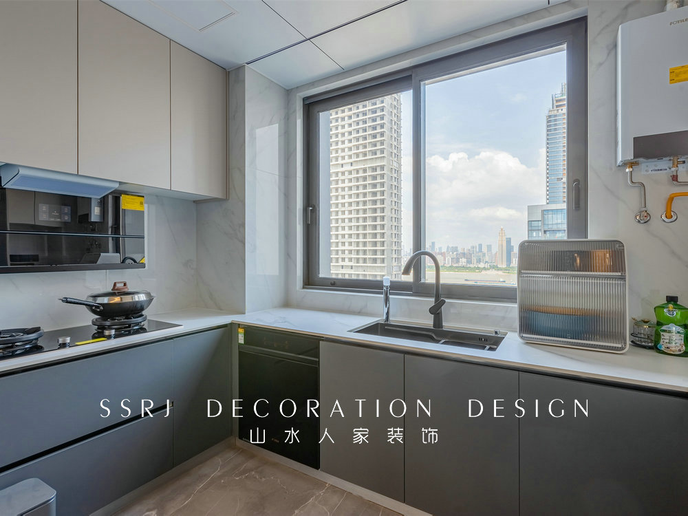 月亮灣壹號177平現代風格裝修效果圖