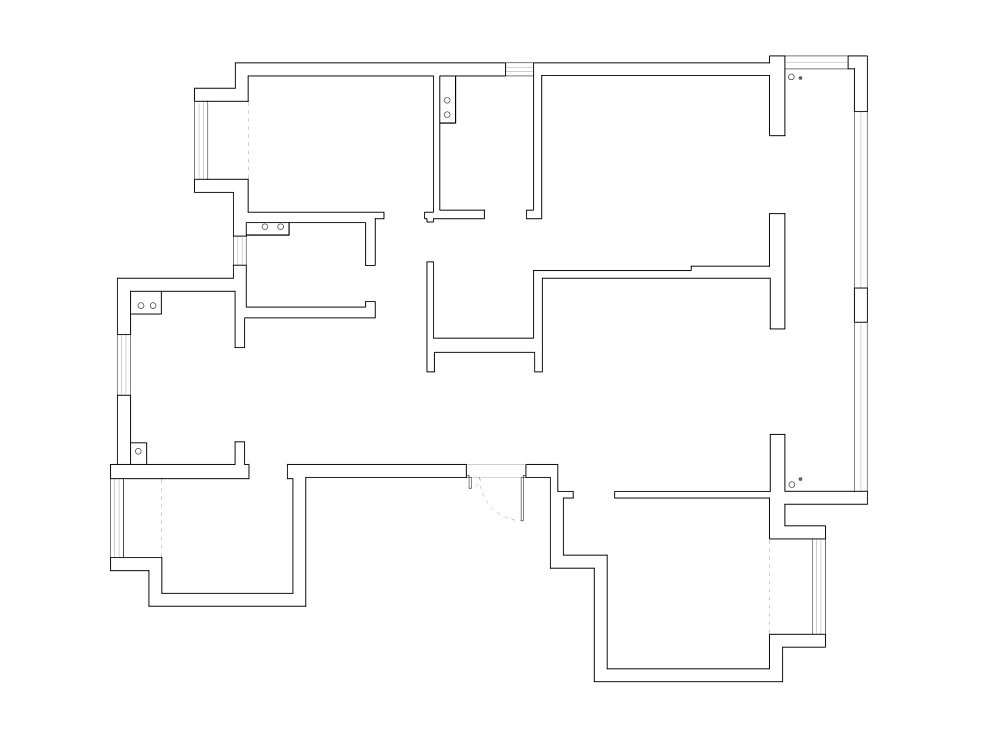 中建錦繡文城140平新中式風格裝修效果圖