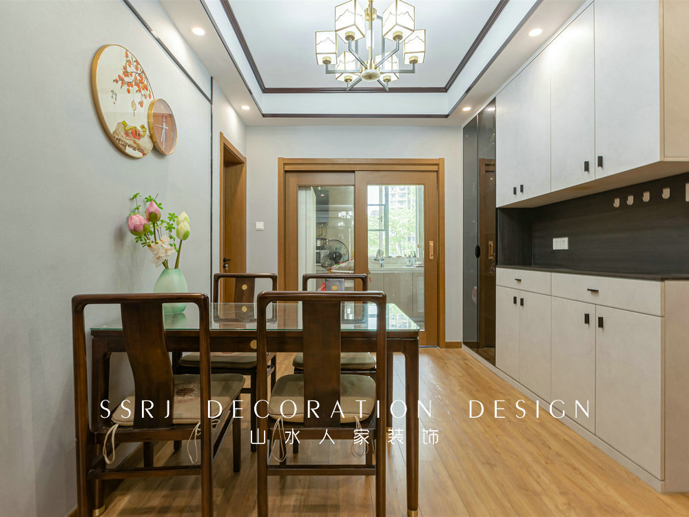 中建錦繡文城140平新中式風格裝修效果圖