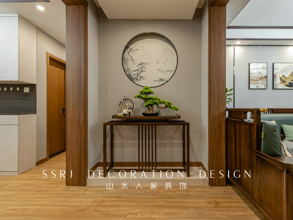 中建錦繡文城140平新中式風格裝修效果圖