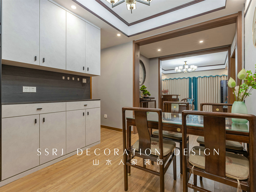 中建錦繡文城140平新中式風格裝修效果圖