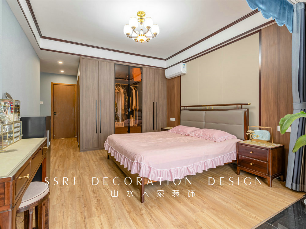 中建錦繡文城140平新中式風格裝修效果圖