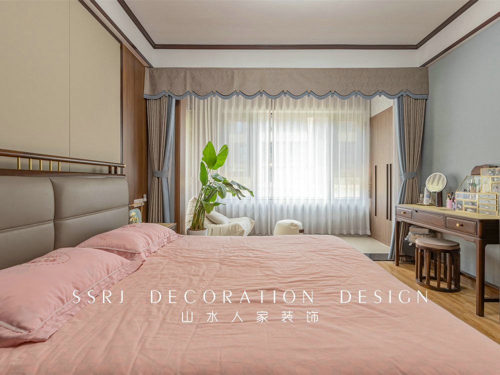 中建錦繡文城140平新中式風格裝修效果圖