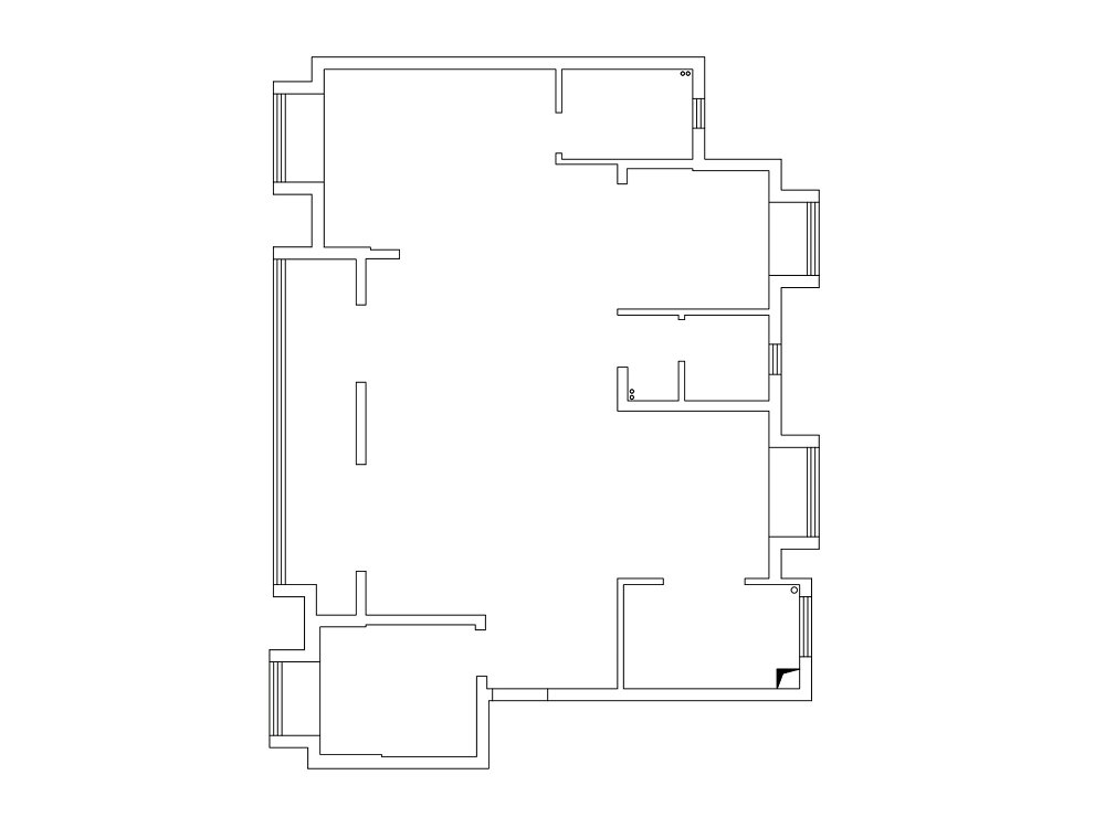 東方尚錦140平現代風格裝修效果圖