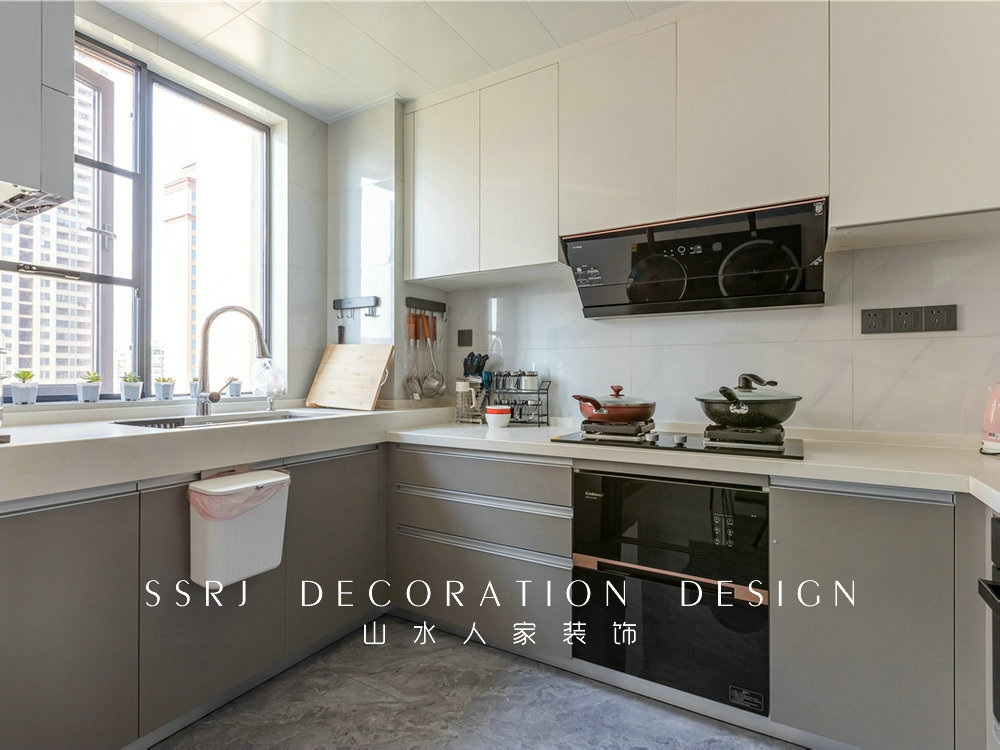 東方尚錦140平現代風格裝修效果圖