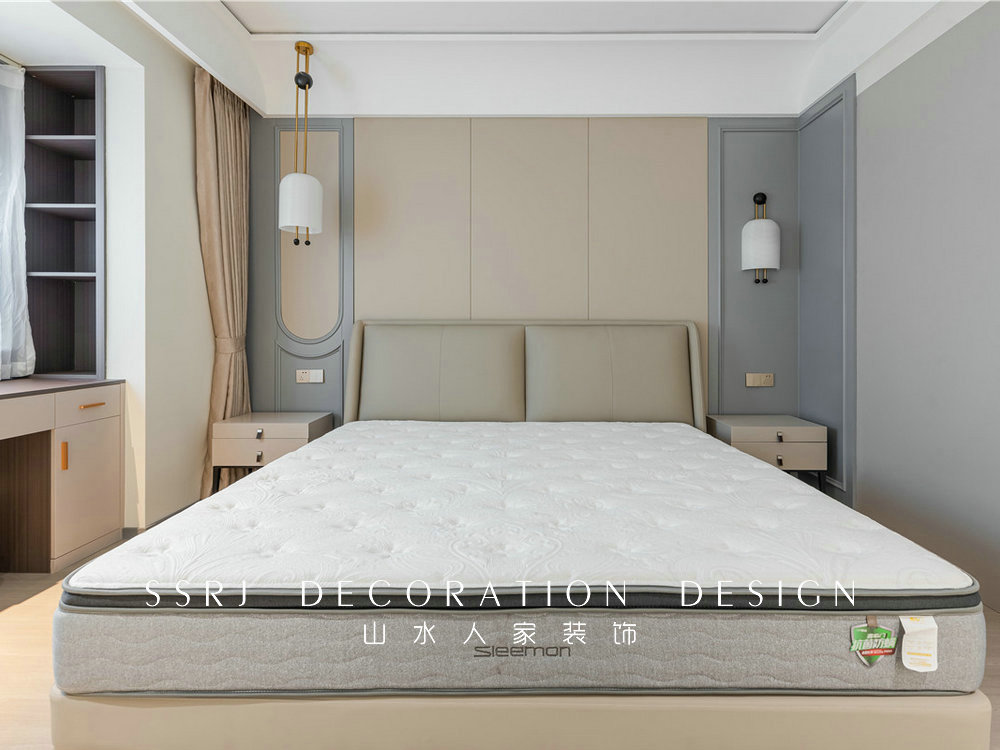 琨瑜府188平美式輕奢風格裝修效果圖