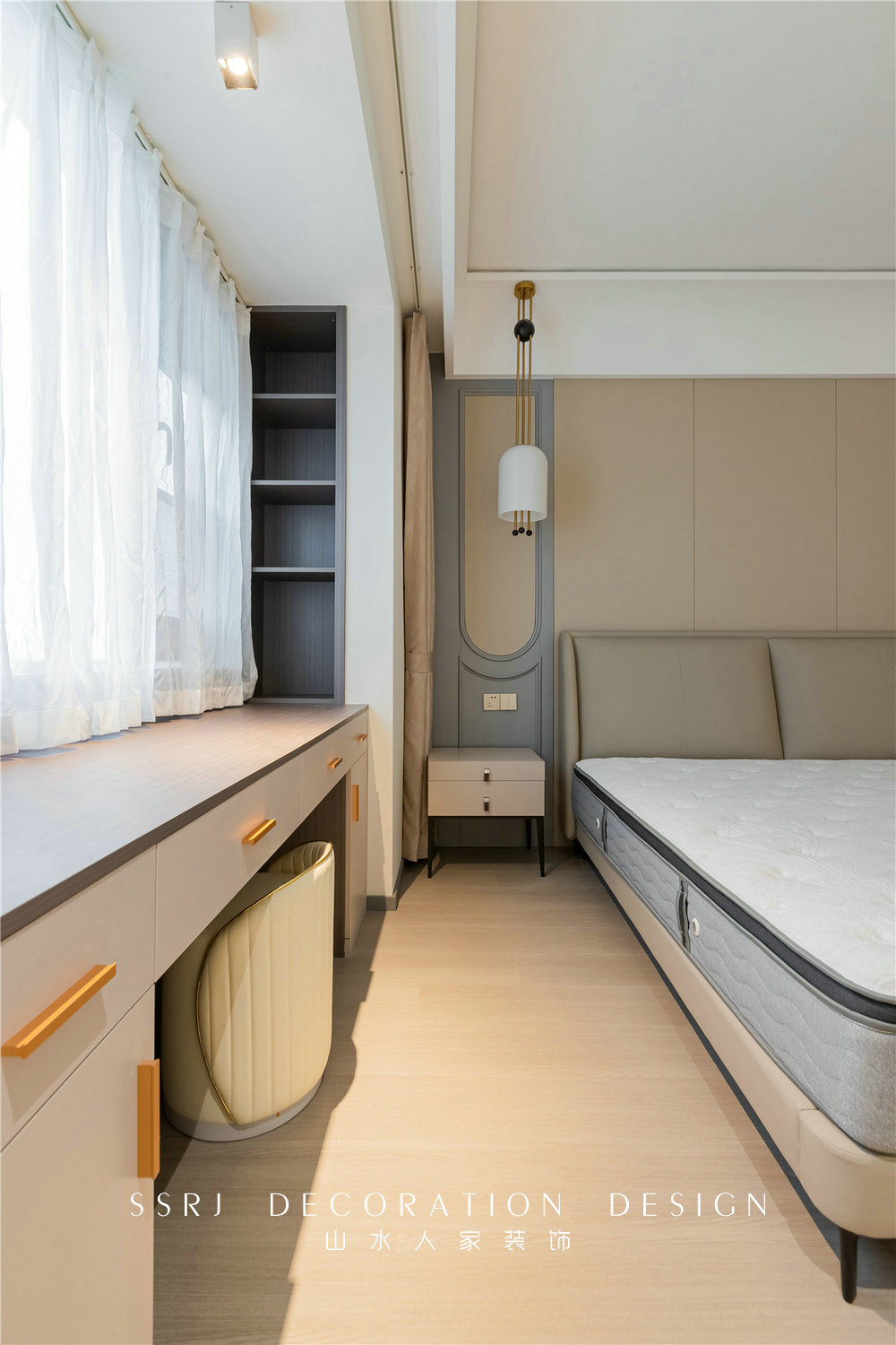 琨瑜府188平美式輕奢風格裝修效果圖