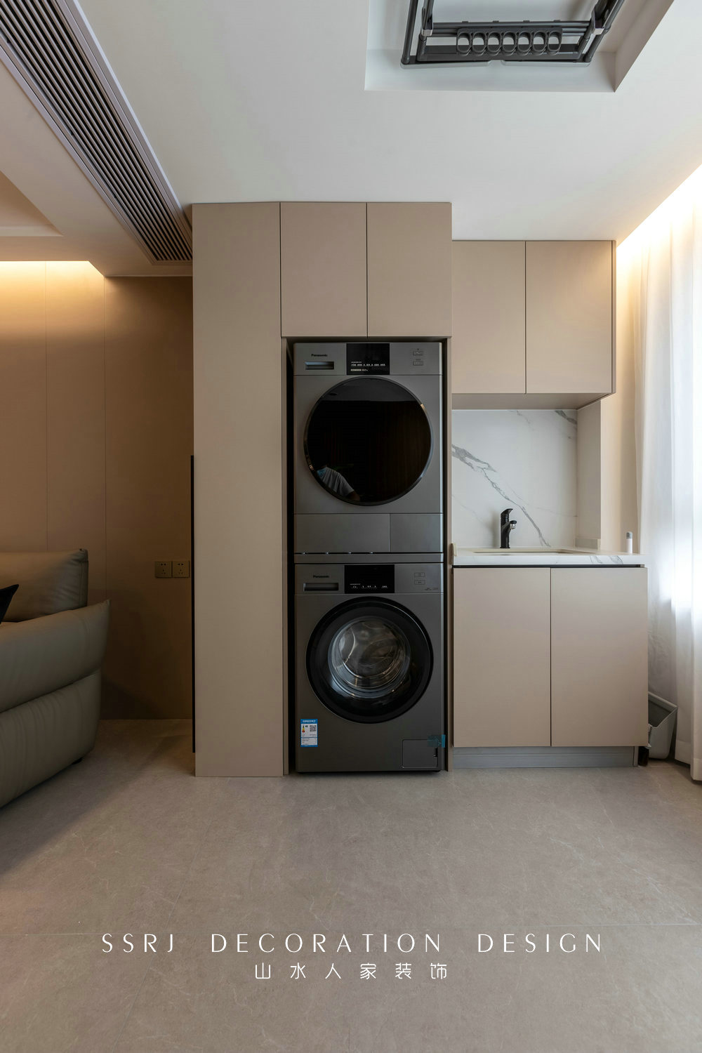 雙墩社區130平現代風格裝修效果圖