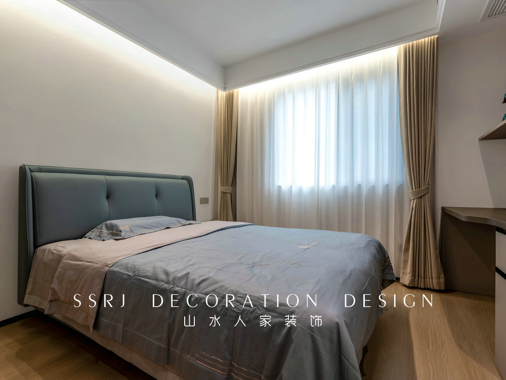 雙墩社區130平現代風格裝修效果圖