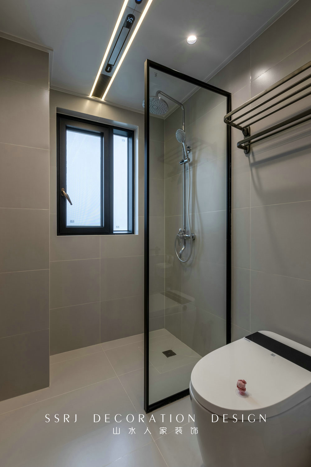 雙墩社區130平現代風格裝修效果圖