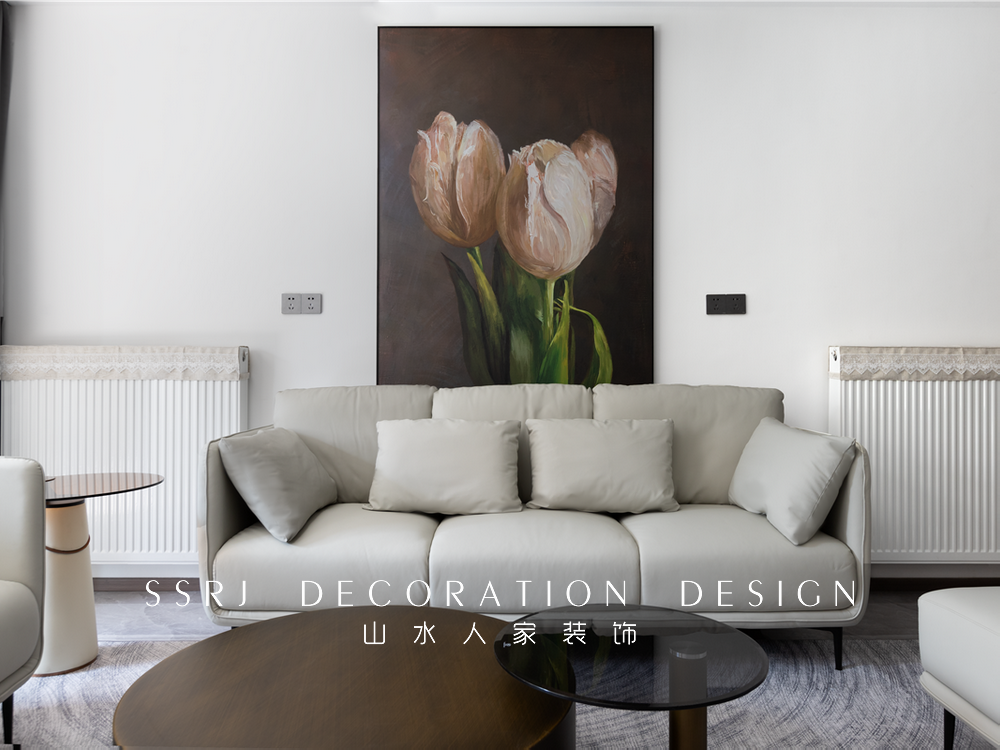 百秀城140平現代風格裝修效果圖