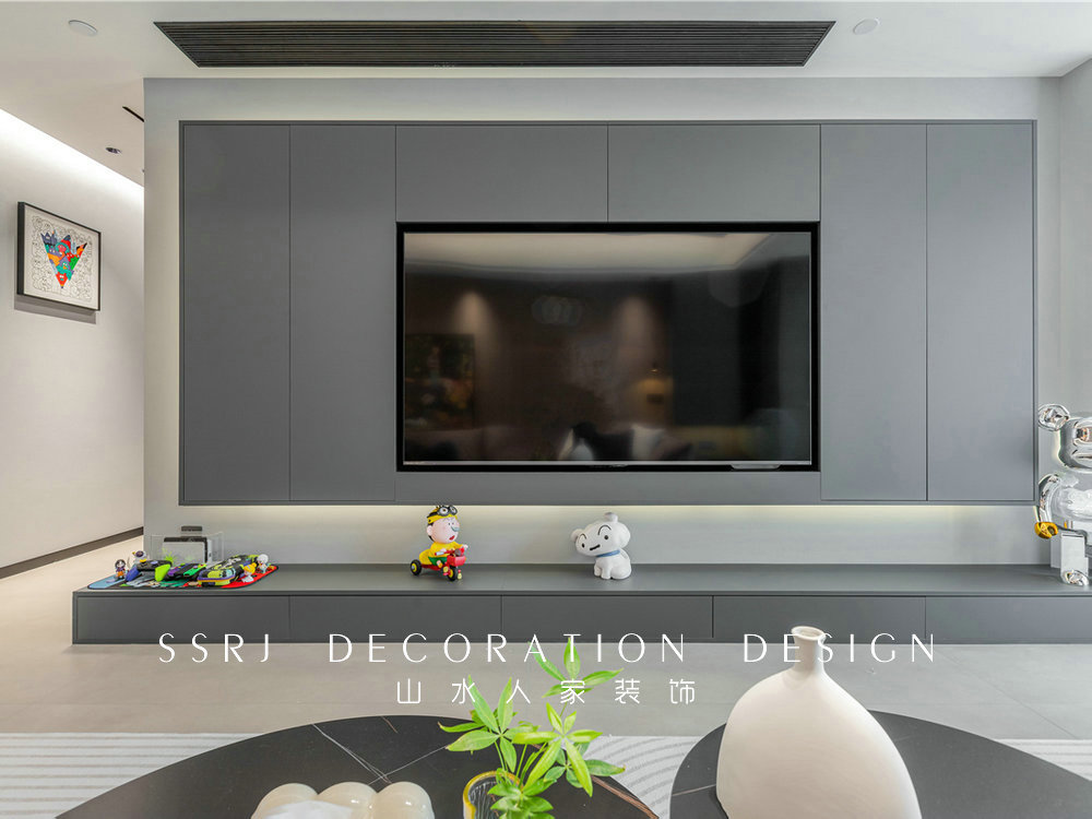 保利大都會129平現代風格裝修效果圖