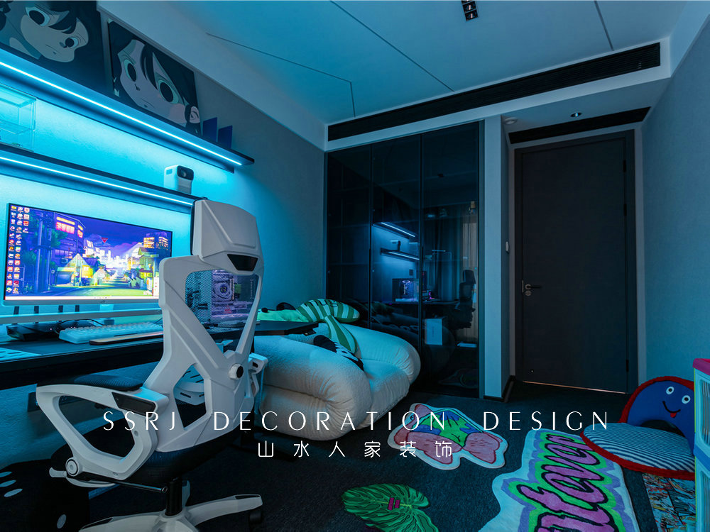 保利大都會129平現代風格裝修效果圖