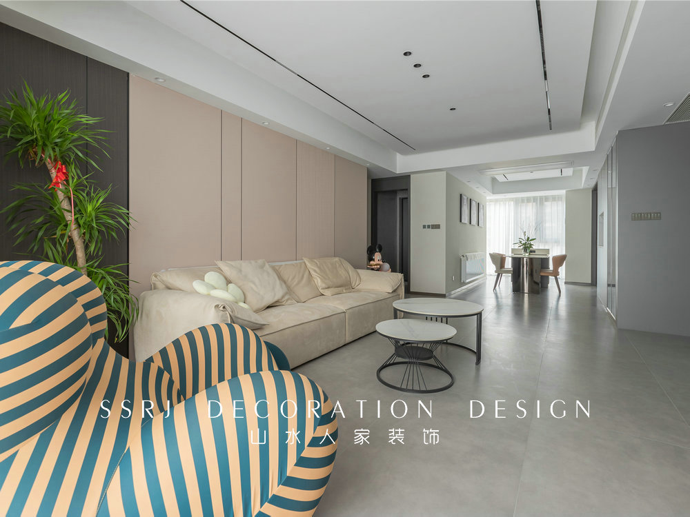 聯通佳苑170平現代風格裝修效果圖