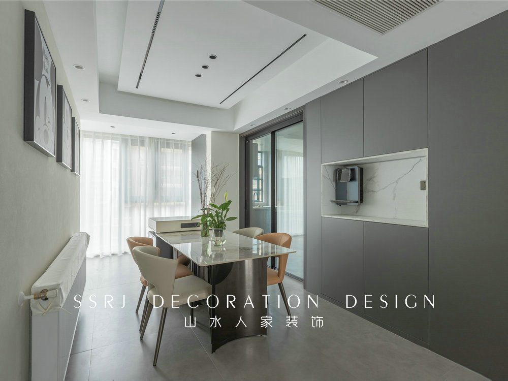 聯通佳苑170平現代風格裝修效果圖