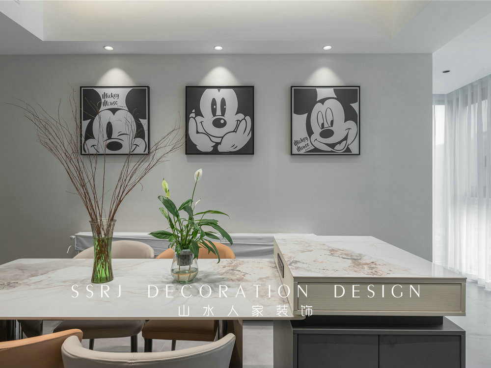 聯通佳苑170平現代風格裝修效果圖