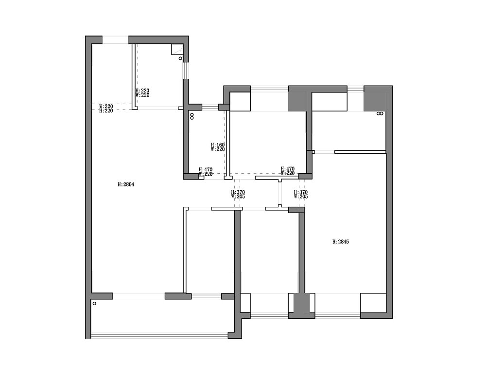 華僑城歡樂天際129平現代風格裝修效果圖