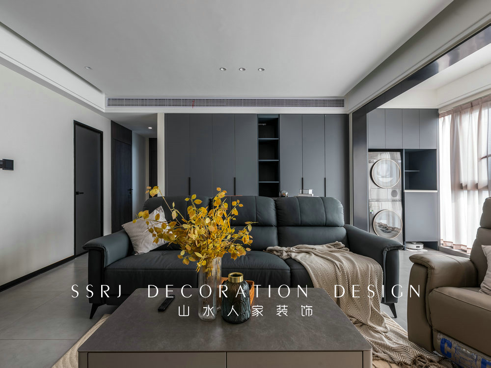 華僑城歡樂天際129平現代風格裝修效果圖