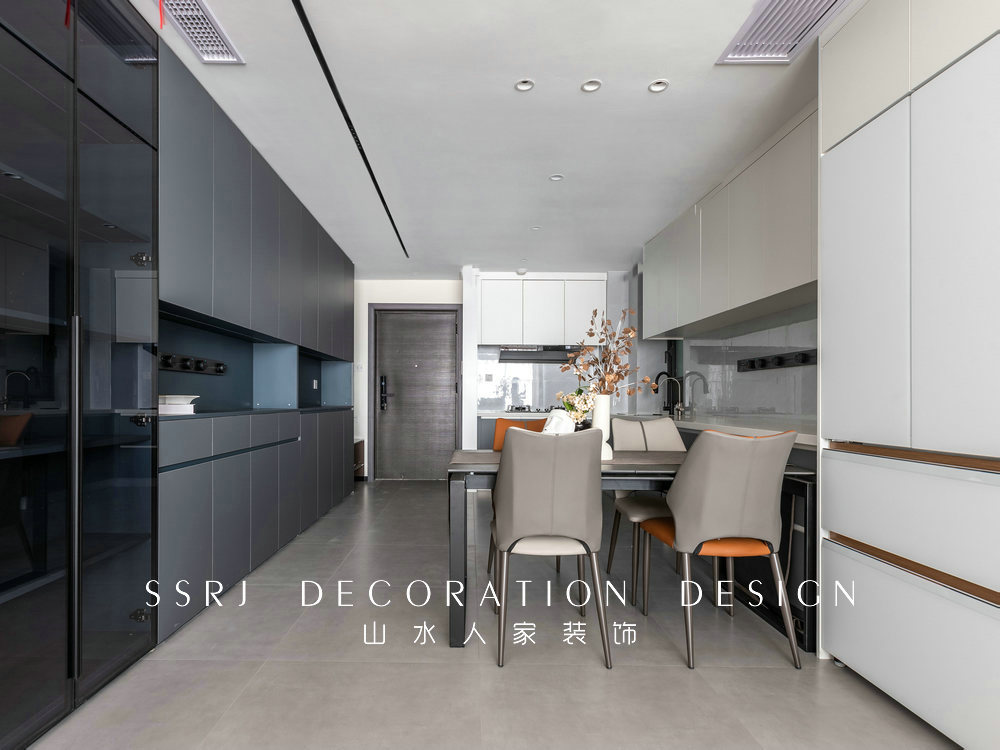 華僑城歡樂天際129平現代風格裝修效果圖